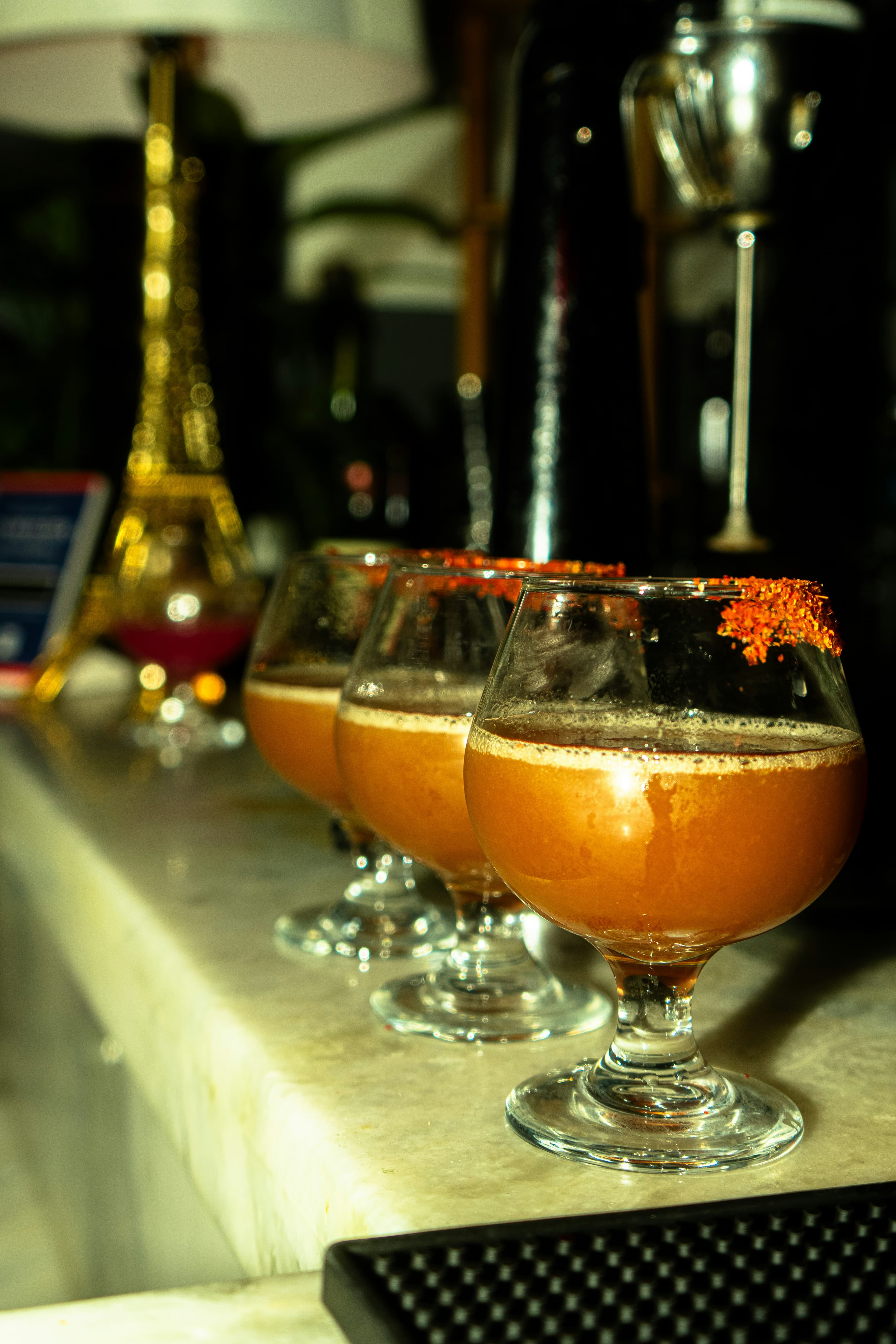 Inside the bar