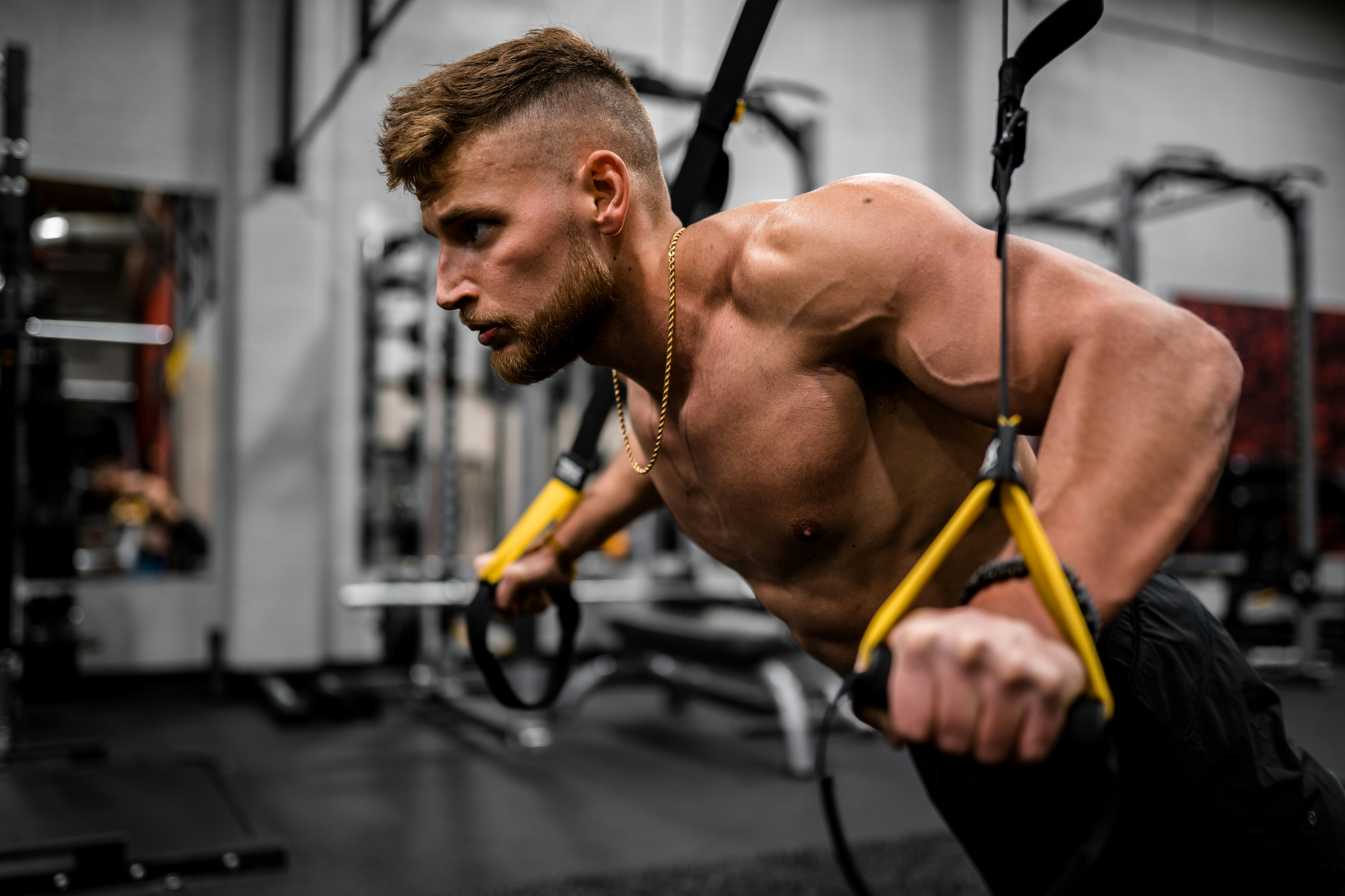 Athlete pulling a heavy deadlift on the Forge strength floor